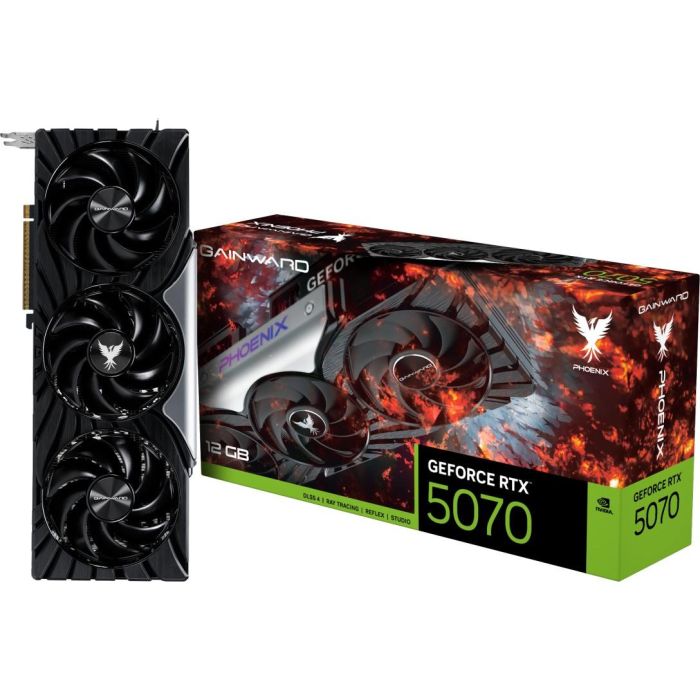 Gainward RTX5070 Phoenix Tarjeta Gráfica GeForce RTX 5070 12GB GDDR7 HDMI 3xDisplayPort PCI Express 5.0 2