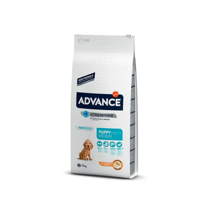 Advance Canine Puppy Medium Pollo Arroz 12 kg