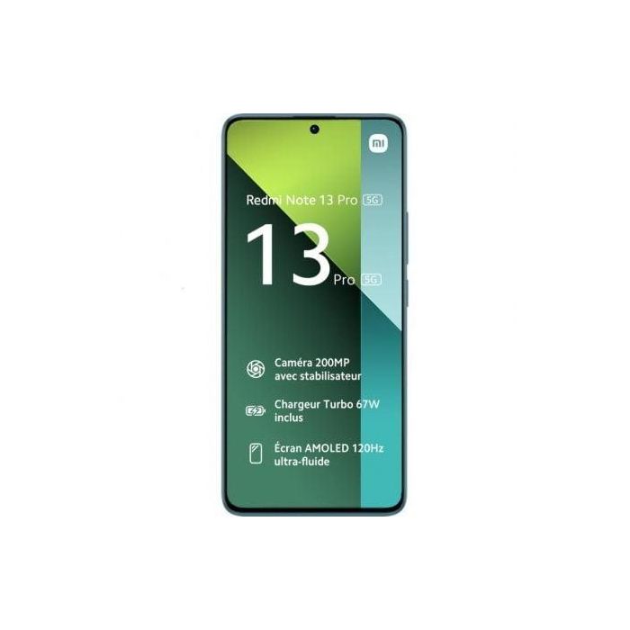 Smartphone Xiaomi Redmi Note 13 Pro NFC 8GB/ 256GB/ 6.67"/ 5G/ Verde Azulado 1 Smartphone Xiaomi Redmi Note 13 Pro NFC 8GB/ 256GB/ 6.67"/ 5G/ Verde Azulado 1