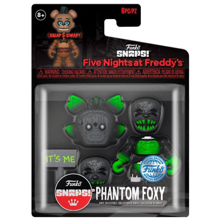 Figura Snaps! Five Nights at Freddys Phantom Foxy Exclusive 1 Figura Snaps! Five Nights at Freddys Phantom Foxy Exclusive 1