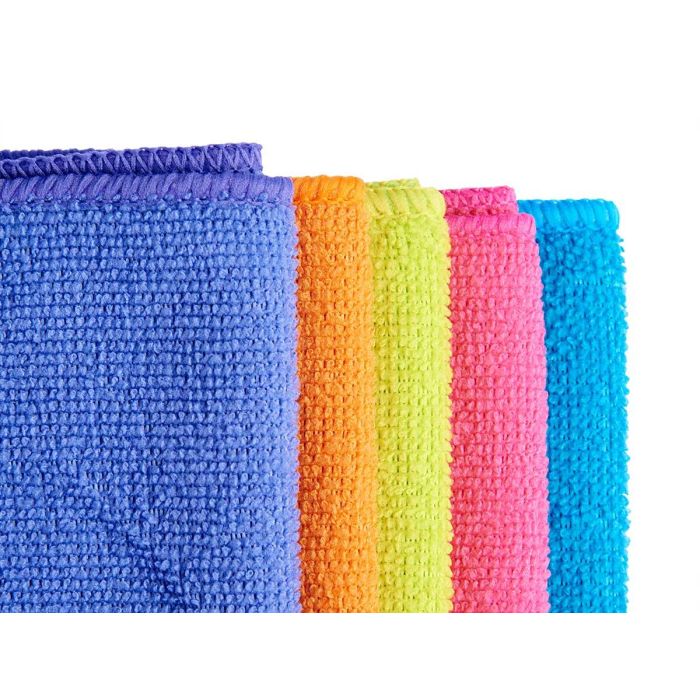 Set 5 Bayetas Microfibra 30X30Cm 5 Col Arte Regal (24 Unidades) 3 Set 5 Bayetas Microfibra 30X30Cm 5 Col Arte Regal (24 Unidades) 3