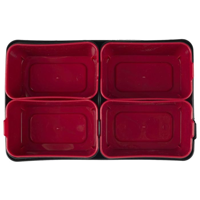 Je cherche une Idee Juego de 7 Cajas de Almacenamiento Flexibles y Apilables de Plástico PE 3