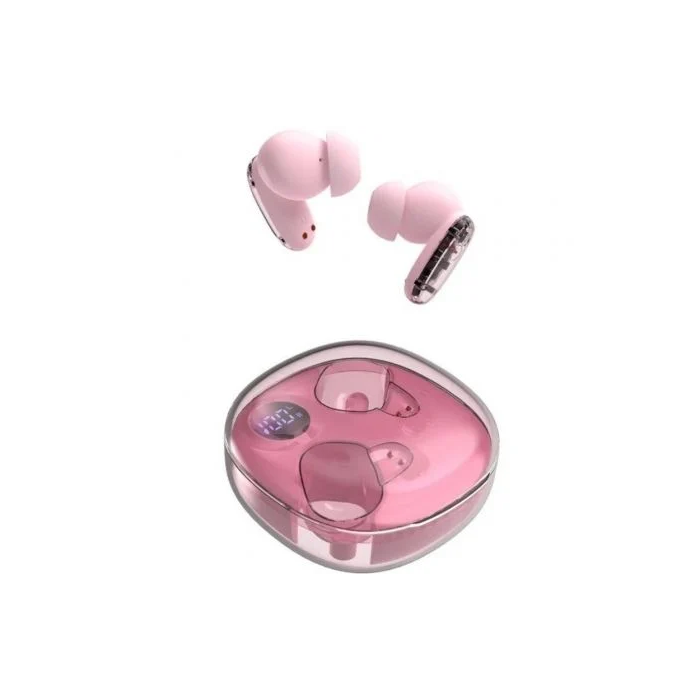 Mars Gaming MHIB2P Auriculares Bluetooth In-ear con Estuche de Carga Autonomía 24h Rosa