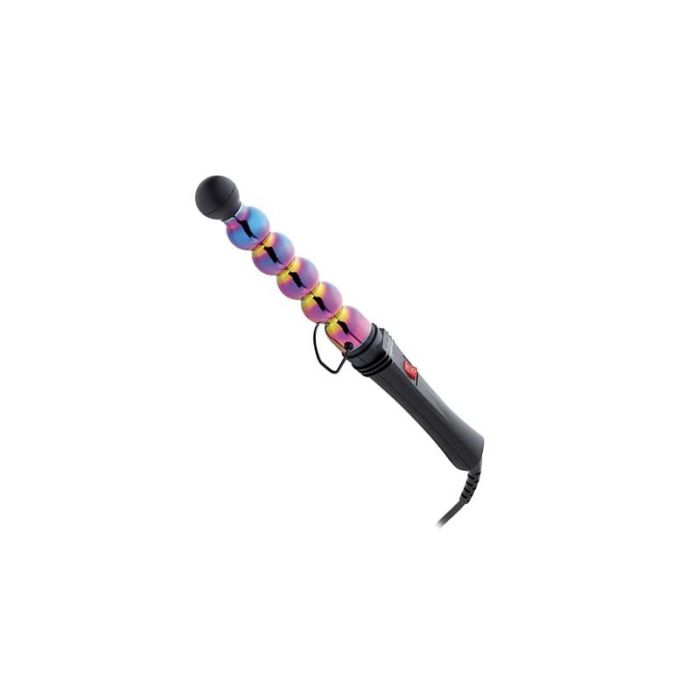 RIZADOR IRON BUBBLE RAINBOW 33MM Gammapiu - Tenacilla antiestática para rizos perfectos, 2 diámetros, mango ergonómico RIZADOR IRON BUBBLE RAINBOW 33MM Gammapiu - Tenacilla antiestática para rizos perfectos, 2 diámetros, mango ergonómico