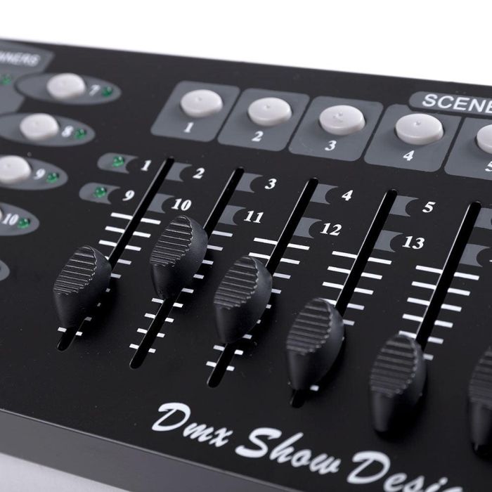 Controlador DMX512 9-12VDC 192 Canales 4