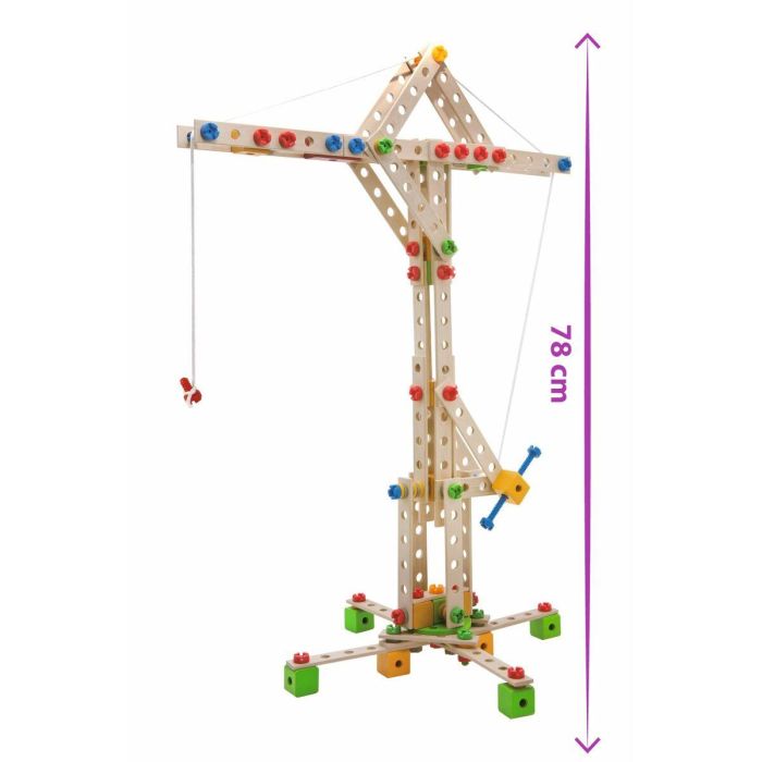Eichhorn Juego de Construcción 8 en 1: Conjunto de 300 piezas para crear Turbina Eólica, Grúa, Aviones y más vehículos 13 Eichhorn Juego de Construcción 8 en 1: Conjunto de 300 piezas para crear Turbina Eólica, Grúa, Aviones y más vehículos 13