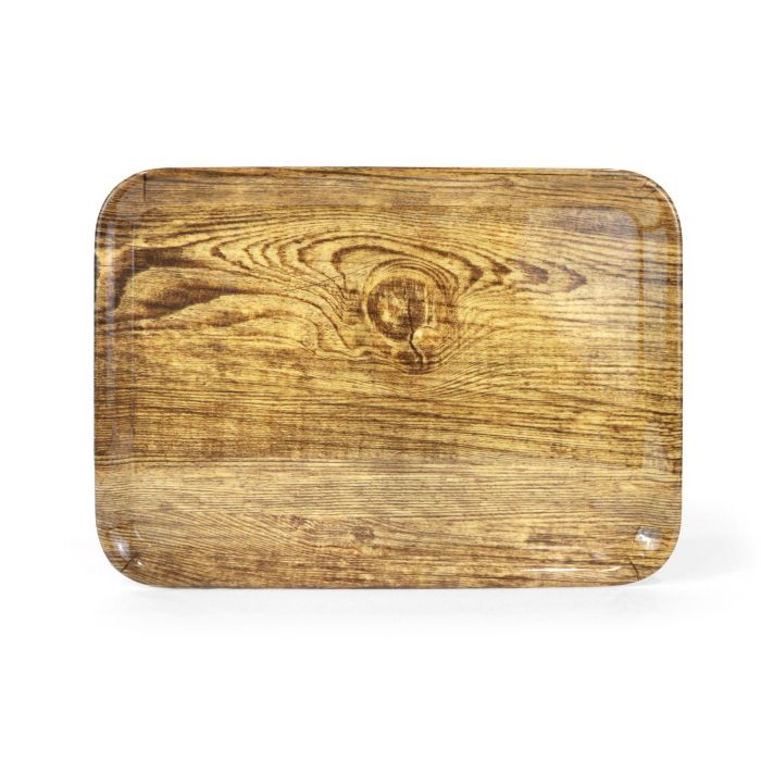 Bandeja de Melamina Wood 27x21 cm Brillo - La Mediterranea (18 Unidades) 1 Bandeja de Melamina Wood 27x21 cm Brillo - La Mediterranea (18 Unidades) 1