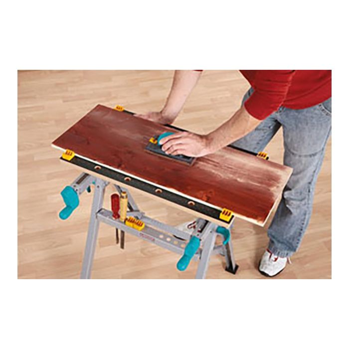 Wolfcraft Banco de mordaza con chasis reforzado 6177000, 64,5x30cm - 45,0x80cm, aluminio 2 Wolfcraft Banco de mordaza con chasis reforzado 6177000, 64,5x30cm - 45,0x80cm, aluminio 2