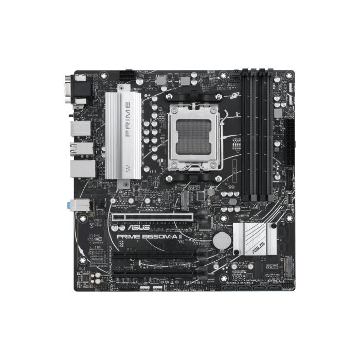 ASUS PRIME B650M-A II-CSM Placa Base para PC, Chipset AMD B650, Socket AM5, Micro ATX, Ref: 90MB1EH0-M0EAYC