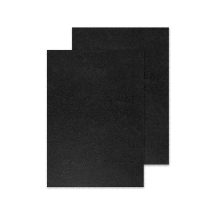 Q-connect Tapas para Encuadernación PVC DIN A3 Opaca Negra 200 mc Caja de 100 Unidades 2