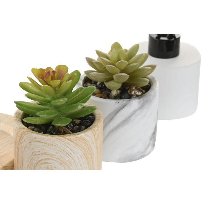 Ambientador Mikado Moderno DKD Home Decor Blanco Natural 10 x 20 x 21 cm (4 Unidades) 2