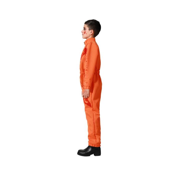 Disfraz Preso Sangriento Naranja Niño Infantil 7-9 Años 1 Disfraz Preso Sangriento Naranja Niño Infantil 7-9 Años 1