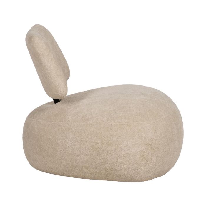 Sillón Beige Tejido Salón 67 X 73 X 67 cm