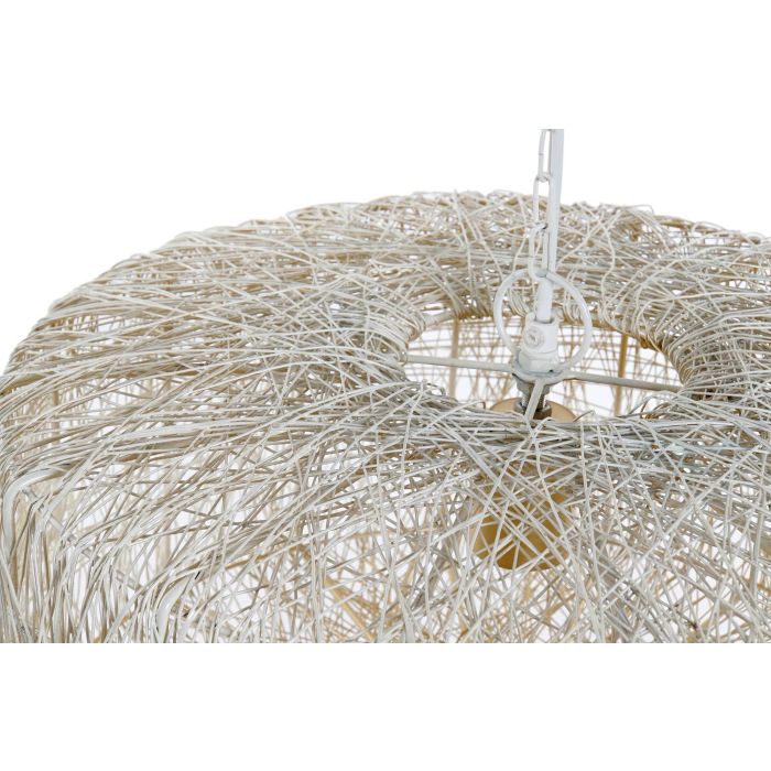 DKD Home Decor Lámpara de Techo Moderna de Metal en Tono Plateado, Para 1 Bombilla E27, Máx. 50W, Medidas: 46x23x46 cm 3 DKD Home Decor Lámpara de Techo Moderna de Metal en Tono Plateado, Para 1 Bombilla E27, Máx. 50W, Medidas: 46x23x46 cm 3