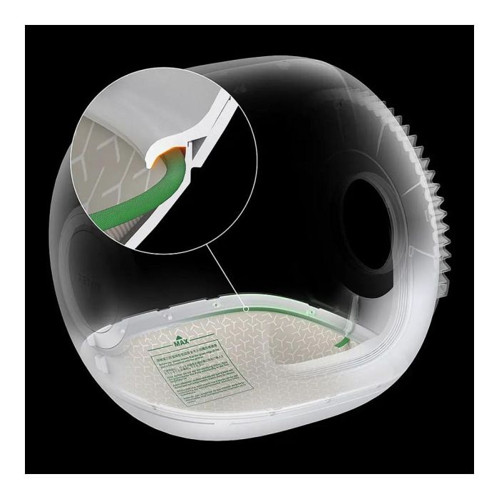 Petkit T4-2-Mat - Alfombra/Bandeja para Arena de Gatos, Antideslizante e Impermeable, Compatible con Pura Max 2 y Purobot Max Pro 5 Petkit T4-2-Mat - Alfombra/Bandeja para Arena de Gatos, Antideslizante e Impermeable, Compatible con Pura Max 2 y Purobot Max Pro 5