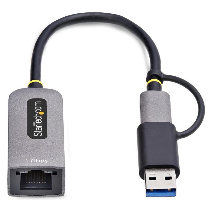 Cable USB Startech C21GA-USB-ETHERNET Gris 3