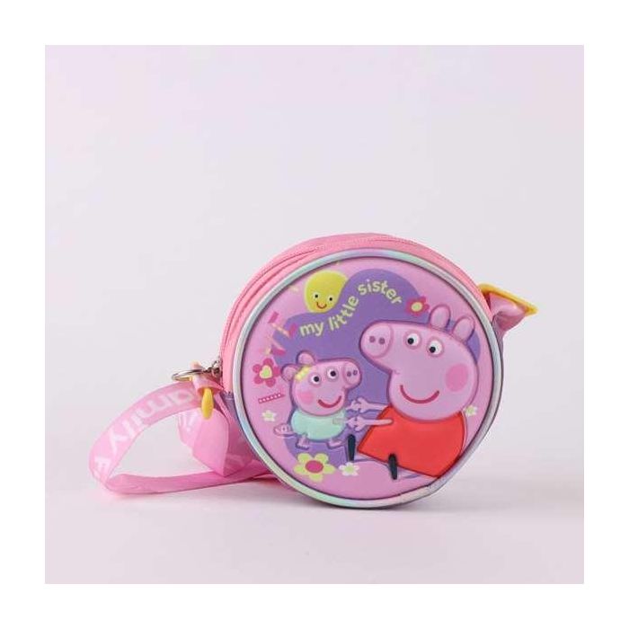 CERDÀ Bolso 3D Peppa Pig 13x13x4cm 100% Poliéster 3