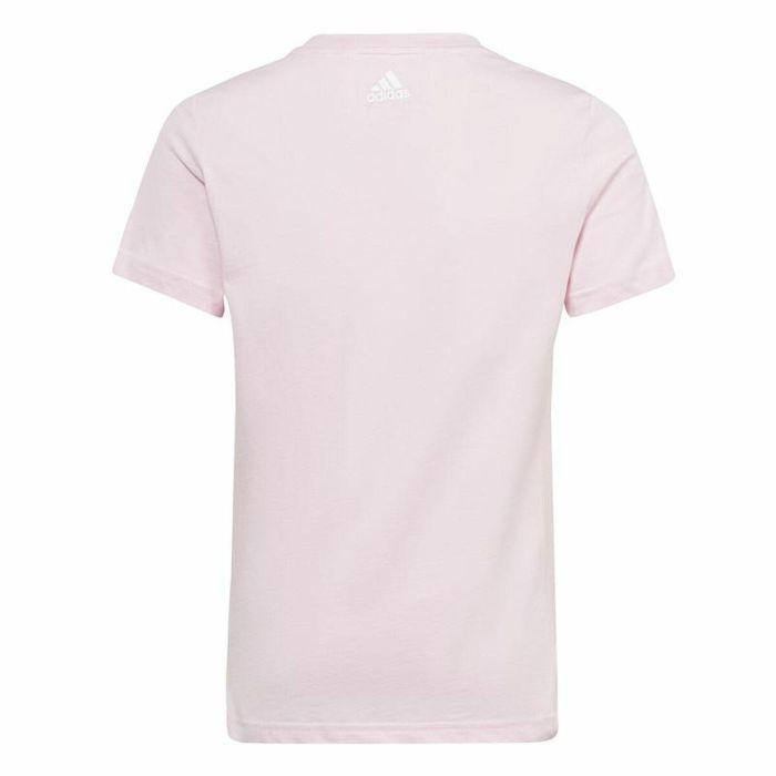Camiseta de Manga Corta Infantil Adidas G Lin T Rosa 4