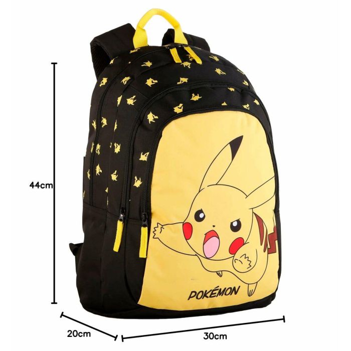 Mochila primaria pokemon pikachu doble adaptable carro. 44 x 30 x 20 cm. 1 Mochila primaria pokemon pikachu doble adaptable carro. 44 x 30 x 20 cm. 1