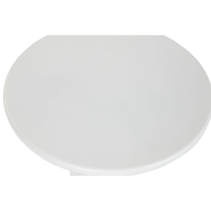 Mesa auxiliar Home ESPRIT Blanco 75 x 75 x 40 cm 4 Mesa auxiliar Home ESPRIT Blanco 75 x 75 x 40 cm 4