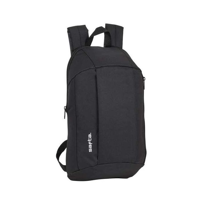 Safta Mini Mochila Bolsillo Vertical Negro - Modelos Surtidos