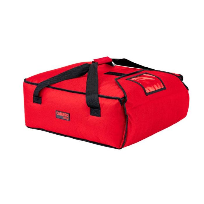 CAMBRO - GBP318-521 - Bolsa isotérmica porta pizzas para delivery -(Porta 3 cajas de 45,7 cm ó 4 cajas de 40,6 cm) - 44,5 x 51 x 19 cm - Rojo