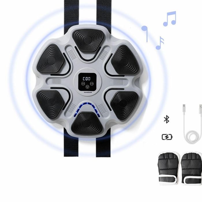 Máquina de Boxeo Musical Recargable Beatfist InnovaGoods 7 Máquina de Boxeo Musical Recargable Beatfist InnovaGoods 7