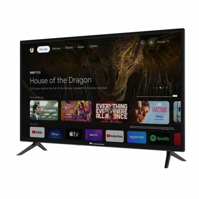 CONTINENTAL EDISON - CELED32SGHD24B6 - TV LED - 32'' (80 cm) - 1366x768 - SMART - 3xHDMI - 2xUSB 5 CONTINENTAL EDISON - CELED32SGHD24B6 - TV LED - 32'' (80 cm) - 1366x768 - SMART - 3xHDMI - 2xUSB 5