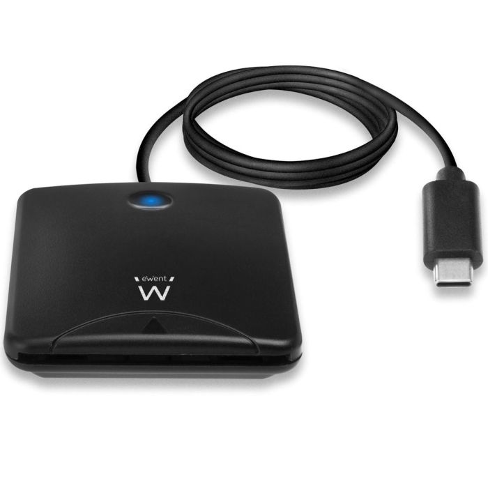 Ewent EW1055 lector de tarjeta inteligente Interior USB USB 3.2 Gen 1 (3.1 Gen 1) Negro 1 Ewent EW1055 lector de tarjeta inteligente Interior USB USB 3.2 Gen 1 (3.1 Gen 1) Negro 1