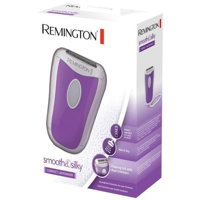 Remington Depiladora doble cuchilla resistente al agua con cepillo de limpieza y capucha de protección 2