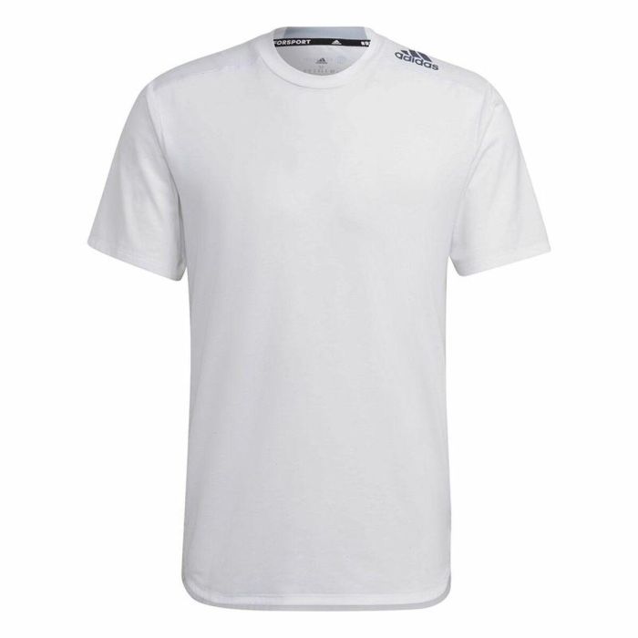 Camiseta de Manga Corta Hombre Adidas D4T Blanco 0 Camiseta de Manga Corta Hombre Adidas D4T Blanco 0