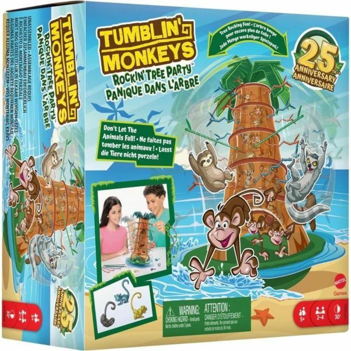 Mattel Games HTW65 SOS Tití: Pánico en el Árbol - Juego de Habilidad Infantil Mattel Games HTW65 SOS Tití: Pánico en el Árbol - Juego de Habilidad Infantil