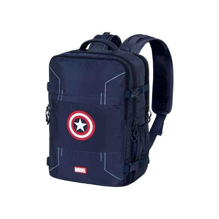 Karactermania Mochila Capitán América Gears 33 x 23 x 47 cm Poliéster Impermeable con Compartimento Portátil 5 Karactermania Mochila Capitán América Gears 33 x 23 x 47 cm Poliéster Impermeable con Compartimento Portátil 5