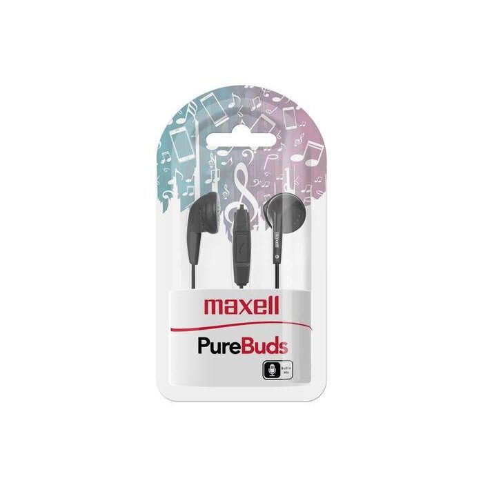 Auriculares Maxell De Boton Negro M668