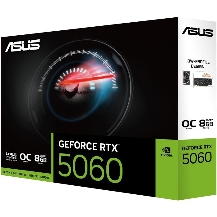 ASUS RTX5060-O8G-LP-BRK GeForce RTX 5060 OC 8GB GDDR7 2xHDMI 1xDP Perfil Bajo 2