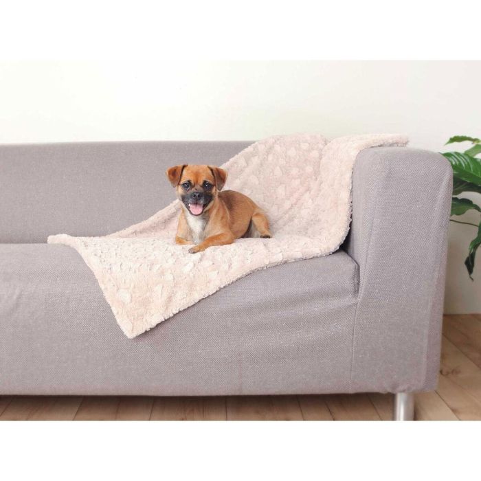 Manta para Mascotas Trixie Cosy Beige Felpa 100 × 70 CM 2 Manta para Mascotas Trixie Cosy Beige Felpa 100 × 70 CM 2