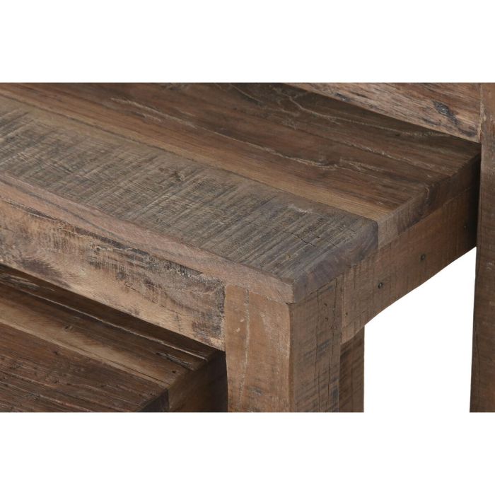 DKD Home Decor India 1c25 Consola y Mesa Item Home de Madera Natural, Medidas 160x40x82 cm, Set de 9 Piezas 2 DKD Home Decor India 1c25 Consola y Mesa Item Home de Madera Natural, Medidas 160x40x82 cm, Set de 9 Piezas 2