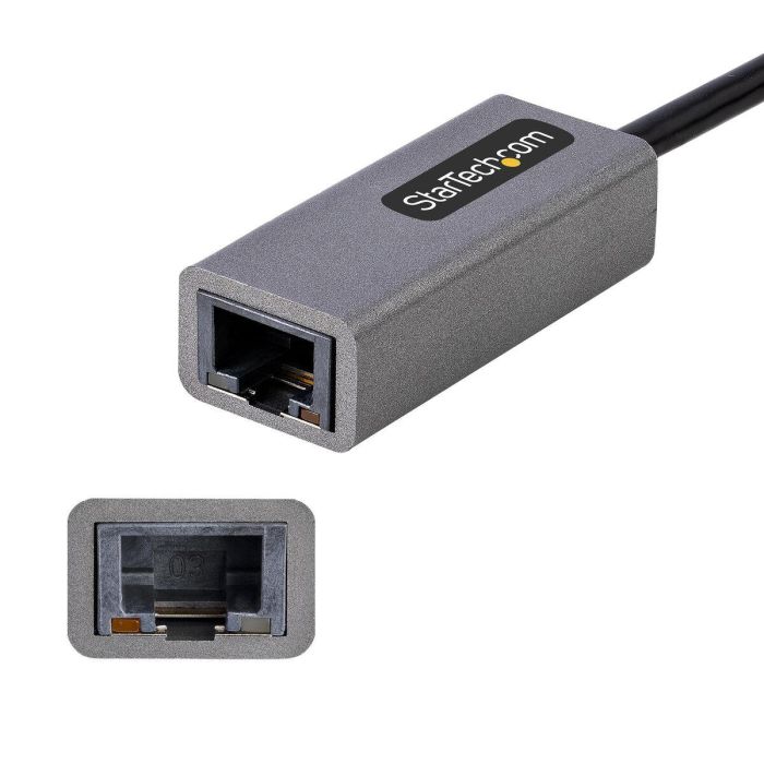 Adaptador USB a Ethernet Startech USB31000S2 Gris 0,3 m 1 Adaptador USB a Ethernet Startech USB31000S2 Gris 0,3 m 1