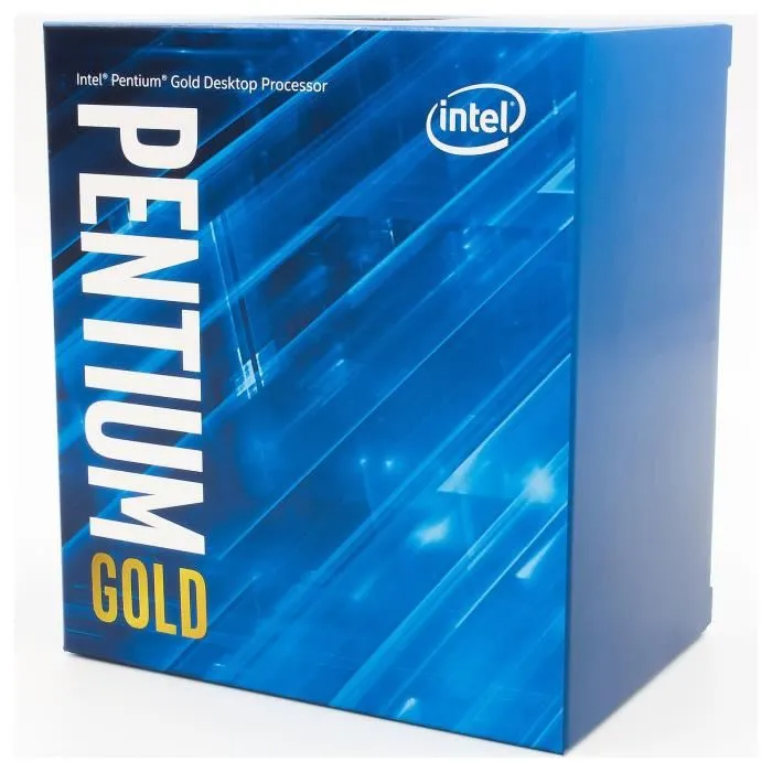 Intel Pentium Gold G6400 BOX Procesador para PC LGA 1200, 4 GHz, 2 Núcleos, 4MB Cache, 58W TDP, Gráficos UHD 610, Gen10 1