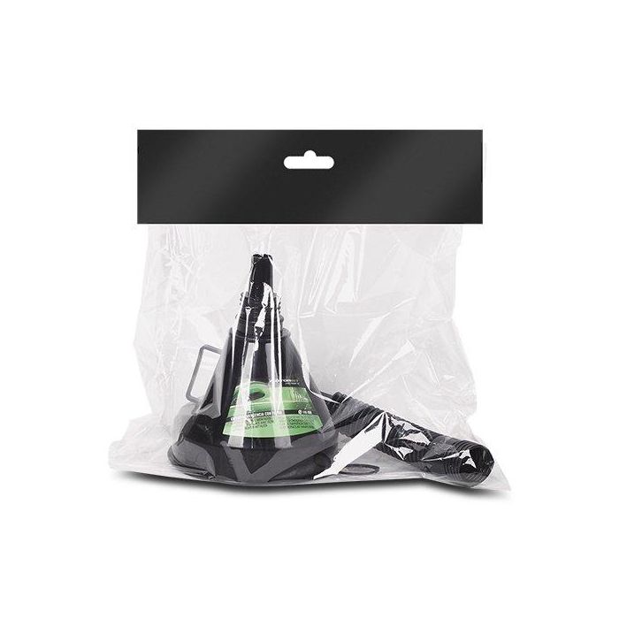 MOTOR16504 Embudo de Emergencia Flexible con Filtro CS10 para Gasolina y Líquidos, 145 mm 1 MOTOR16504 Embudo de Emergencia Flexible con Filtro CS10 para Gasolina y Líquidos, 145 mm 1