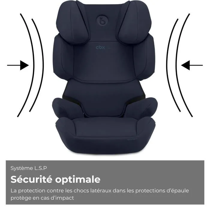 Cybex Silla de Coche Solution X i-Fix Blue Moon para Niños de 3 a 12 Años 2