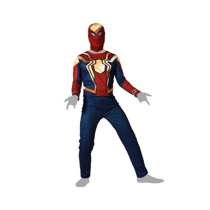 Disfraz Heroe Comic Araña Azul Hombre Adulto M-L 4 Disfraz Heroe Comic Araña Azul Hombre Adulto M-L 4