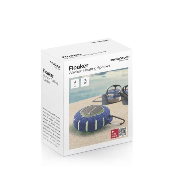 Altavoz Inalámbrico Flotante con LED Floaker InnovaGoods 1 Altavoz Inalámbrico Flotante con LED Floaker InnovaGoods 1