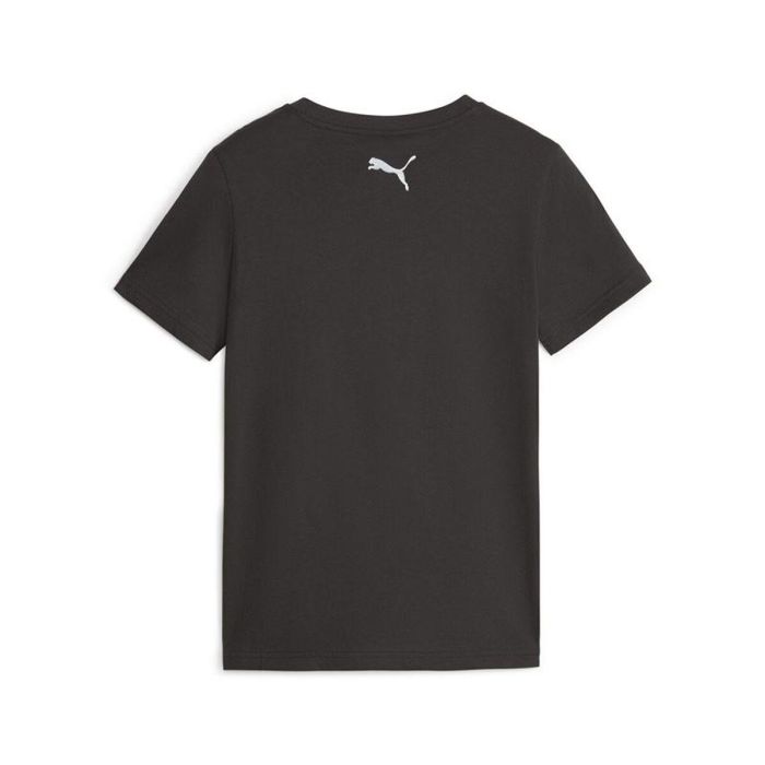 Camiseta de Manga Corta Infantil Puma Active Sports Graphic Negro 1