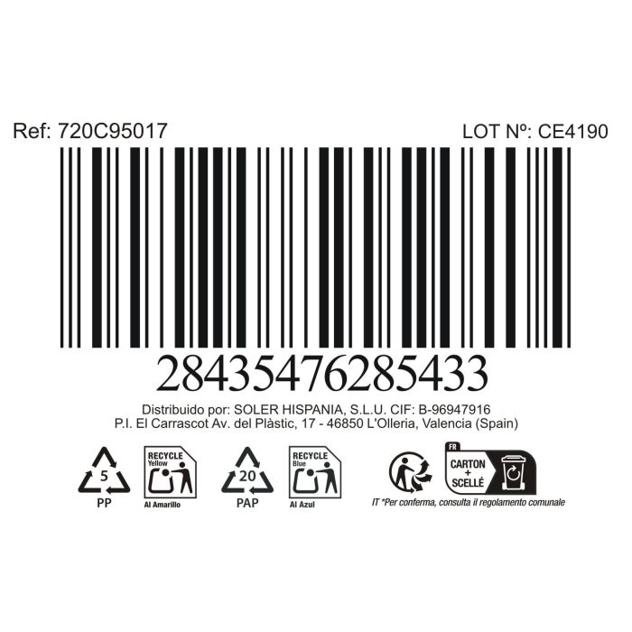 La Mediterranea Bol Aperitivo Pica-Pica Ass. Col 14 x 12 x 5.8 cm (24 Unidades)