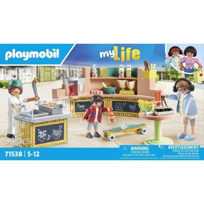 PLAYMOBIL 71538 Puesto de comida rápida - Mi Vida 4 PLAYMOBIL 71538 Puesto de comida rápida - Mi Vida 4