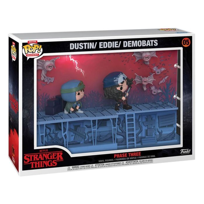Funko 70257 Pop! Deluxe Pack 2 Eddie y Dustin Stranger Things Escena Coleccionable Vinilo 9cm 1 Funko 70257 Pop! Deluxe Pack 2 Eddie y Dustin Stranger Things Escena Coleccionable Vinilo 9cm 1