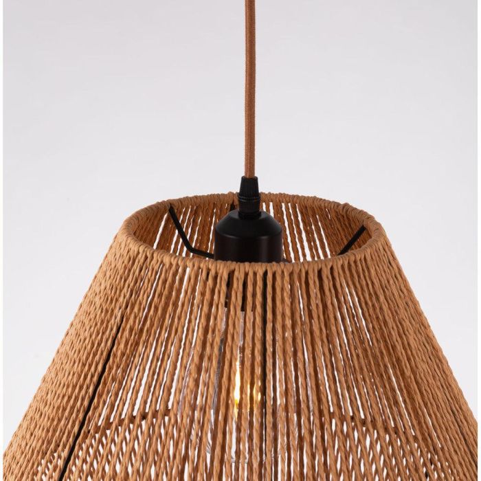 Lámpara Colgante Cuerda Natural "Buenavista" para Salón, Comedor, Restaurante, compatible bombilla E27 (no incluida) SKD-P80053 6