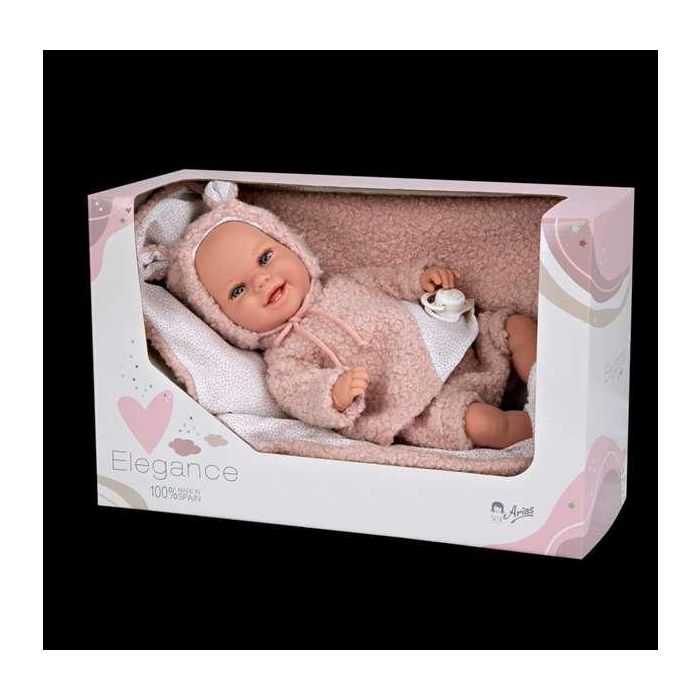 Muñeca elegance babyto rosa con manta (muñeca de peso) 35 cm cuerpo blando 8 Muñeca elegance babyto rosa con manta (muñeca de peso) 35 cm cuerpo blando 8