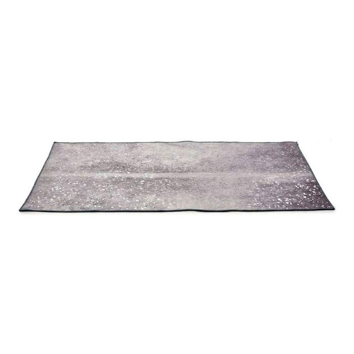 Alfombra 100 x 150 cm Blanco Gris 1 Alfombra 100 x 150 cm Blanco Gris 1